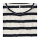 thumbnail image 2 of Aeropostale Blusa de encaje con rayas para mujer, azul, grande, 2 of 2