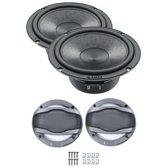 Hertz Cento C 165 6 1/2" Woofer Pair with 1 set CG 165 Grills