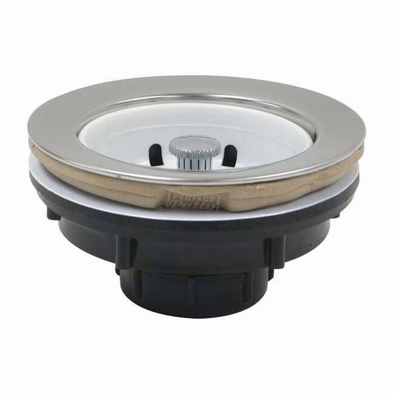 Perfect Putty SinkStrainer, D1-1/2", Brass, Plstic, Chrome 59-3000