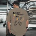 thumbnail image 2 of kpoplk Men's Daily Essential T-Shirt Big and Tall Relaxed Fit Short Sleeve Crew Neck Soft Cotton Blend Graphic Print Tee Size XXL,Coffee, 2 of 7