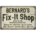 thumbnail image 1 of BERNARD'S Fix-It Shop Sign Grandpa Dad Wall Decor Gift 8x12 Metal 108120006145, 1 of 1