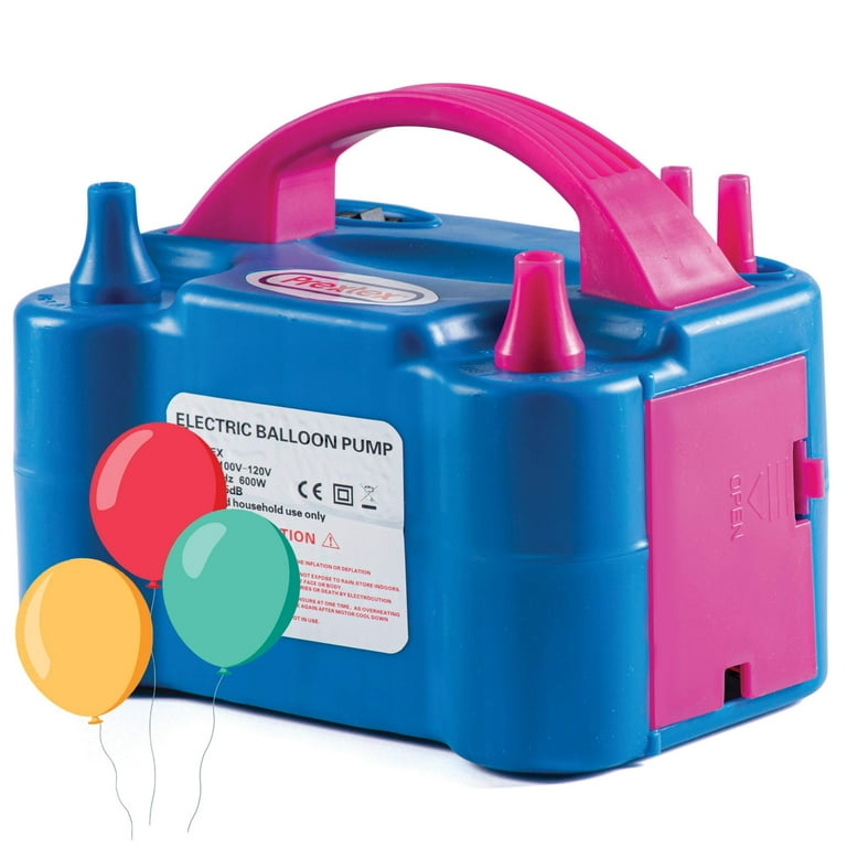 Prextex Balloon Pump Electric Air Blower Dual Nozzle Portable