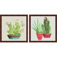 thumbnail image 1 of Great Art Now Succulent Symphony A by Marie-Elaine Cusson, 2 Piece Framed Art Set Each 13"W x 13"H, 1 of 3