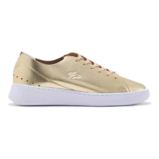 Tenis Lacoste Eyyla 317 Mujer Dorado Moda Originales dorado 23