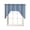 Blue, variant on Beige Tan Kitchen Curtains Set for Windows 3 Piece Cafe Curtains 36 Inch Length Swag Curtains Valances and Tier Set Farmhouse Striped Modern Artwork Drapes for Bedroom Bathroom Living Room