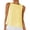 Yellow, variant on Womens Linen Crop Tank Tops 2026 Spring Summer Beach Sleeveless Tops,Black,XL