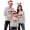 Grey_001, variant on QTSHPN Family Christmas Matching Sets Long Sleeve Casual Crewneck Sweatshirts Holiday Themed Outfits Cozy Apparel Sweatshirt