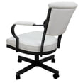 thumbnail image 3 of Set of 4 - Miami Swivel Metal Caster Chairs on Reading Base, 3 of 3