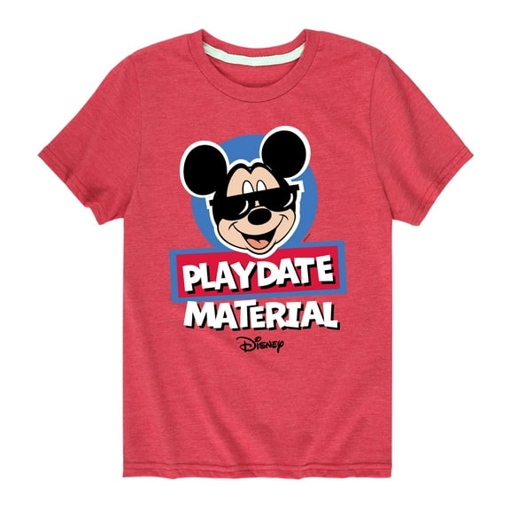 Mickey & Friends - Playdate Material - Youth Short Sleeve Graphic T-Shirt