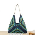 thumbnail image 5 of Yoyauz Women's Grass Woven Beach Bag - Women's Beach Handmade Woven Handbag, Summer Mesh Hollow Shoulder Bag, Suitable for Holidays, 5 of 7
