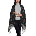 thumbnail image 2 of Sikiie Hawaiian Style Shawl Wraps Big Scarf Tassel Fall Winter Thick Scarf Warm Shawl Women Fall Gifts, 2 of 8