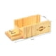 thumbnail image 2 of Bewildely Juego de Herramientas para hacer jabón, caja cortadora de jabón de ajustable, rebanador de jabón de cera de acero inoxidable, cuchillos Artesanía violeta Bewildely HA024653-02, 2 of 6