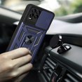 thumbnail image 3 of Magnetic Phone case compatible Oppo Realme 8 /8 Pro, Slide Camera Lens Protection and Built in 360 Rotatable Ring Holder Cheap and fine, 3 of 5