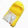 thumbnail image 5 of Audhol Ankle Socks for Women Women Fuzzy Fluffy Cozy Slipper Socks Warm Soft Winter Plush Home Sleeping Socks No Show Socks Womens Yellow One Size, 5 of 5