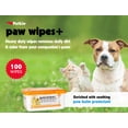 thumbnail image 2 of Paw Wipes Petkin PawWipes Plus Protector de bálsamo para patas, 100 unidades, 2 of 7
