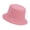 Pink, variant on TOPTIE Blank Cotton Bucket Hat Fishing Hunting Hat Unisex Summer Outdoor Cap-Purple