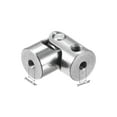 thumbnail image 3 of Acoplamiento de Eje Universal Rotatable Uxcell 2mm a 2mm L18 x D8 con Llave de Acero 5 Paquete, 3 of 7