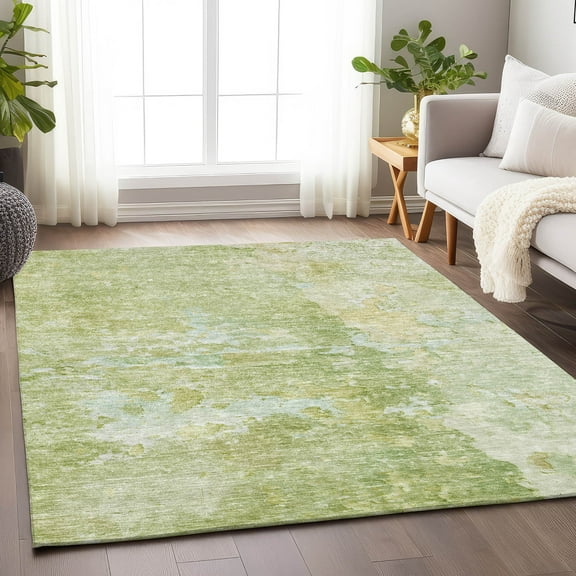 Addison Rugs Chantille Indoor/Outdoor Transitional Abstract Aloe Washable Rectangle Rug, 10' x 14'