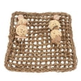 Pet Seagrass Mat Natural Woven Teeth Grinding Rabbits Bite Protector