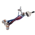 thumbnail image 2 of Arnés de cableado con interruptor de 3 vías para guitarra Les Paul LP, 2 potenciómetros de volumen, 2 tonos, 1 conector, 500 K, 2 of 12