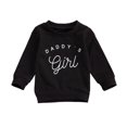 thumbnail image 1 of Chandail pour Bébé Fille à Imprimé de Lettres « Daddy‘s Girl », Manches Longues, Col Ras du Cou, 1 of 6