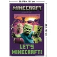 thumbnail image 3 of A Minecraft Movie - Zombie, Creeper, Skeleton Wall Poster with Push Pins, 22.375" x 34", 3 of 4