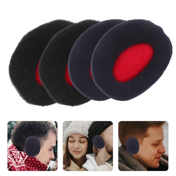 LOLIPPYY 2 Paires de Mitaines pour Femmes en Polaire pour l'Hiver Apparence Simple Protection Thermique Multi
