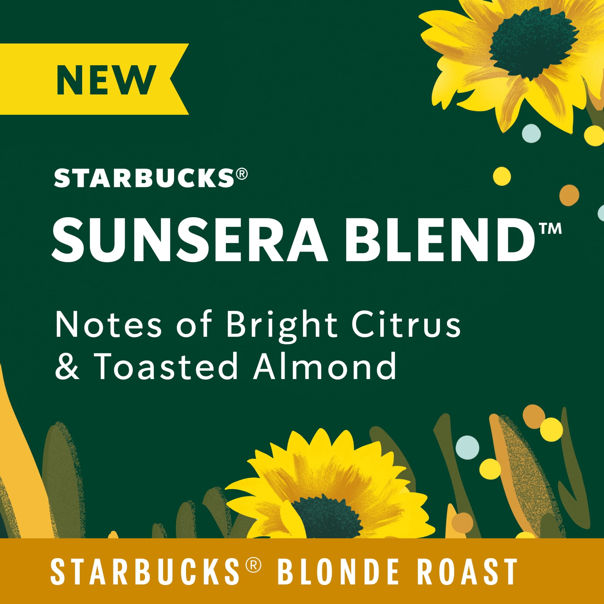 Starbucks Sunera Blend, Light Roast Ground Coffee, 12 oz