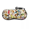 thumbnail image 2 of Estuche para gafas unisex con personajes de cómics de Peanuts, ligero, con diseño de Snoopy, Charlie Brown, Linus y Lucy, caja de almacenamiento para gafas de sol, 2 of 5