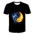 thumbnail image 1 of Flame 2023 nuevas camisetas de moda ropa de verano ropa informal de dibujos animados para niños camisetas de manga corta con cuello redondo 1-14 años Old14T Gao Jinjia LED, 1 of 2