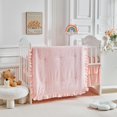 thumbnail image 4 of Juego de ropa de cama Flysheep Tufted Jacquard, 3 piezas, rosa, 4 of 7