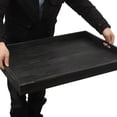 thumbnail image 3 of Noodle Board Stove Cover, 30" x 22" Pine Wood Stove Top Covers For Electric Stove & Gas Burners, Cutting Board Over The Stove With Built In Handles (Log Color), 3 of 18