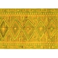 thumbnail image 1 of Ahgly Company Machine Washable Indoor Rectangle Southwestern Yellow Country Area Rugs, 5' x 7', 1 of 4