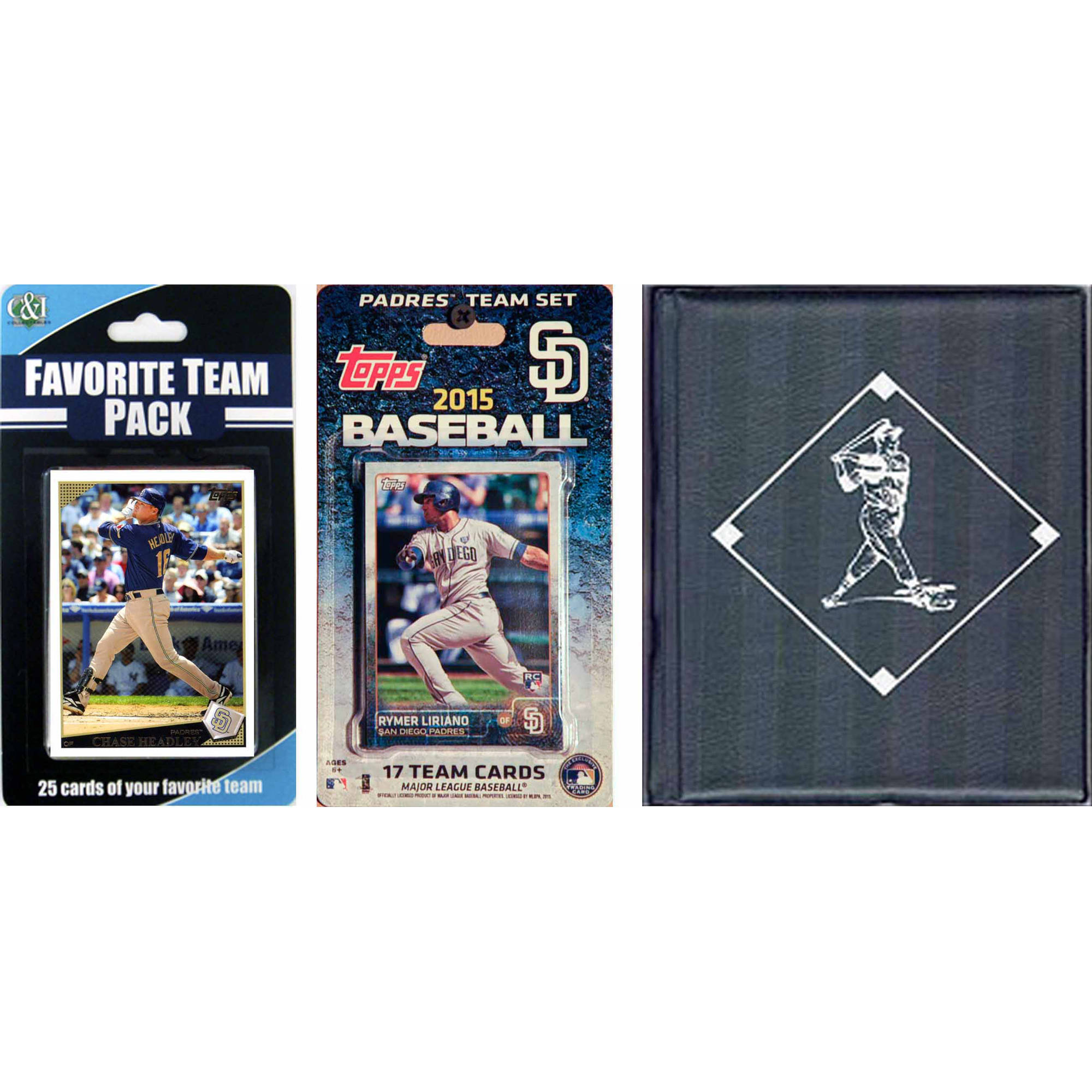 C&I Collectables MLB San Diego Padres Licensed 2015 Topps Team Set and