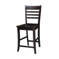 thumbnail image 2 of International Concepts S50-3102 Roma Counterheight Stool - 24'' SH Espresso / Cherry, 2 of 6