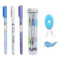 thumbnail image 2 of Juego de recambios de bolígrafos de Gel borrables para niña, varillas mágicas lavables de 0,5mm, regalo de papelería Kawaii para escuela y oficina, 25 unidades, 2 of 4