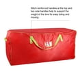 thumbnail image 5 of Christmas Tree Storage Bag for 9ft Artificial Trees with Double Zippers and Reinforced Handles - Extra Large Container ,Red, 5 of 7