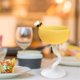 thumbnail image 3 of Vasos de yogur de vidrio de colores resistentes al calor con patas, s pequeños para , copas de postre, para frutas, Bar, cócteles, , base blanca amarilla Macarena Cuencos de postre de copa, 3 of 7