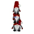 thumbnail image 2 of Northlight LED Lighted Triple Stacked Gnomes Christmas Decoration - 26" - Multicolor Lights, 2 of 6