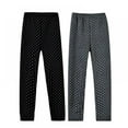 thumbnail image 1 of 2 Pack Girls Fleece Lined Leggings Winter Pants, 1 of 8