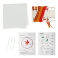 thumbnail image 2 of Embroidery Kit, Soft Embroidery Teaching Kit Sewing Accessories Maple Leaf Embroidery Tools  For Most People Of The Right Age, 2 of 8