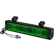 "KORBROS 26"" Waterproof UTV Soundbar with Bluetooth Audio System, Black, 1 Piece"