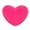 Hot Pink, variant on Valentine's Day Heart Plush Pillow Mini,Soft Heart Throw Pillows,Cute Faux Fur Room Decorative Throw Pillow,Small Heart Plush Cushion for Couch Bed,Kids Girls Women Gifts