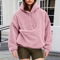thumbnail image 5 of Dresfit Womens Cat Hoodie with Pouch Long Sleebe Hooded Cat Pouch Hoodie Drawstring Warm Elastic Cuffs Sweatshirts with Stuffed Animal Holder 2XL, 5 of 8