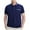 Navy, variant on HomeGardon Mens Shirts Turn Down Collar Short Sleeve,Mens Shirts Turn Down Collar Solid-Color Casual Button Pocket Short Sleeve Turndown Collar Shirt,S-XXXXL