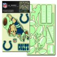 thumbnail image 1 of Ensemble de Décalcomanies Lil' Buddy des Indianapolis Colts Phosphorescentes, 1 of 6