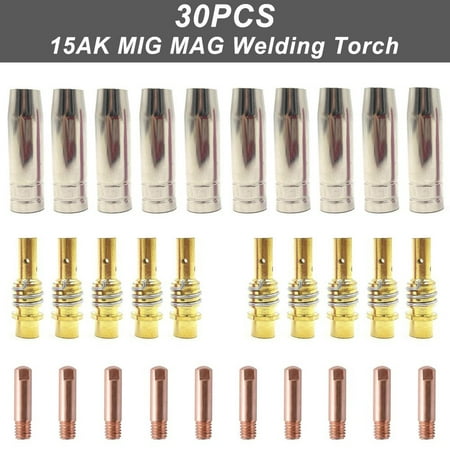 

30 pieces of welding consumables 180A MIG torch gas nozzle head bracket