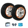 thumbnail image 6 of 2Pcs Winter Snow Socks for Tires Anti-Slip Providing Safe Traction for Cars, 6 of 9