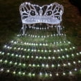 thumbnail image 3 of KEINXS LED Net Mesh String Fairy Lights 200 LEDs 9.8FT x 6.6FT Net Lights  Plug in Waterproof Mesh Lights for Bushes Garden Patio Christmas Halloween Decorations (Green), 3 of 10