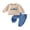 Blue, variant on RUINIXCW Toddler Boy Fall Outfit Long Sleeve Crew Neck Pullover Sweatshirt and Pants